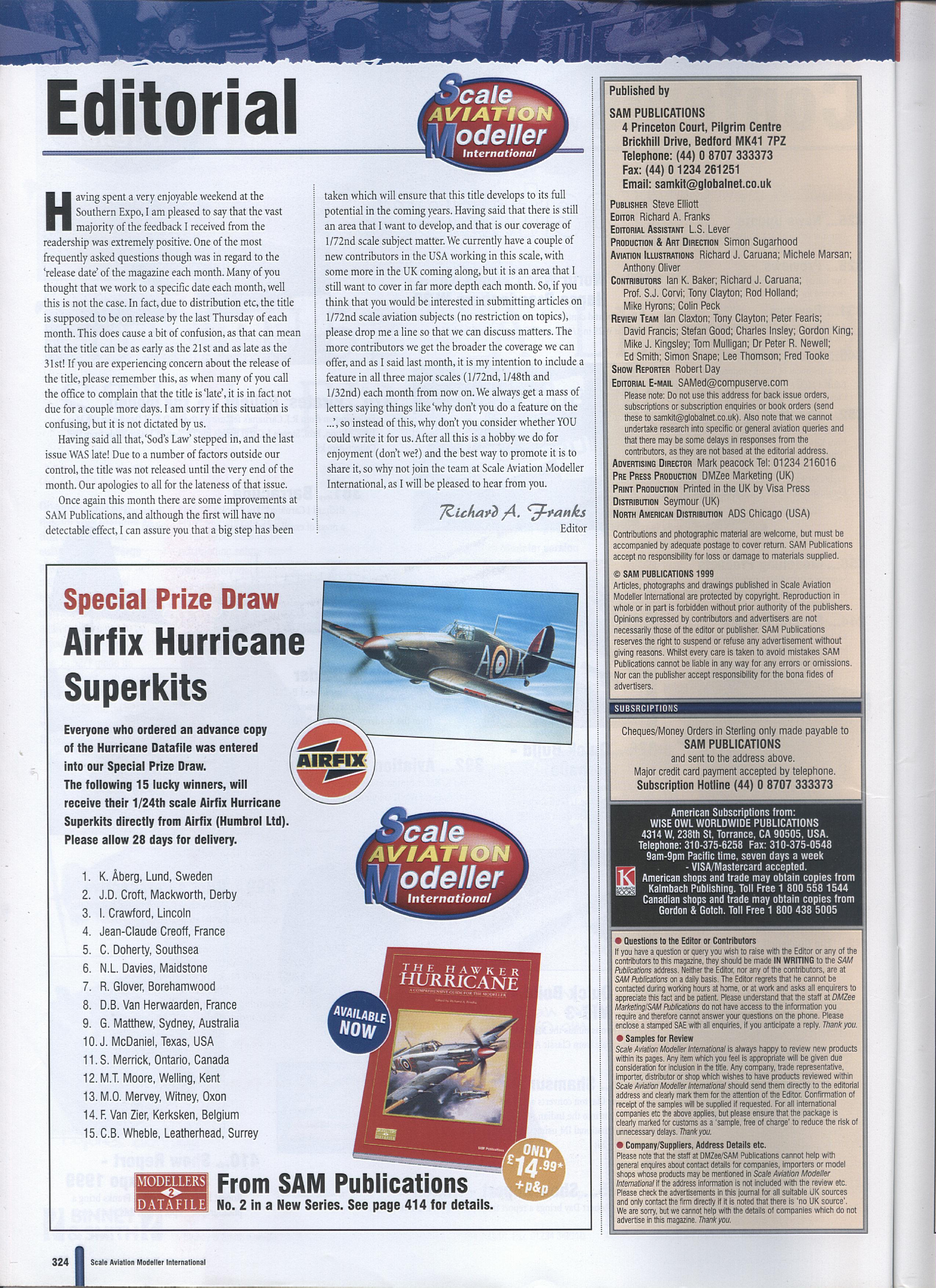 Scale Aviation Modeller International 1999-05